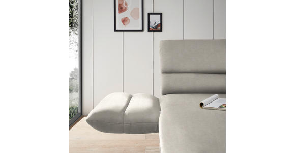 ECKSOFA  in Flachgewebe Naturfarben  176-217/279-327 cm  - Schwarz/Naturfarben, Design, Textil/Metall (176-217/279-327cm) - Dieter Knoll