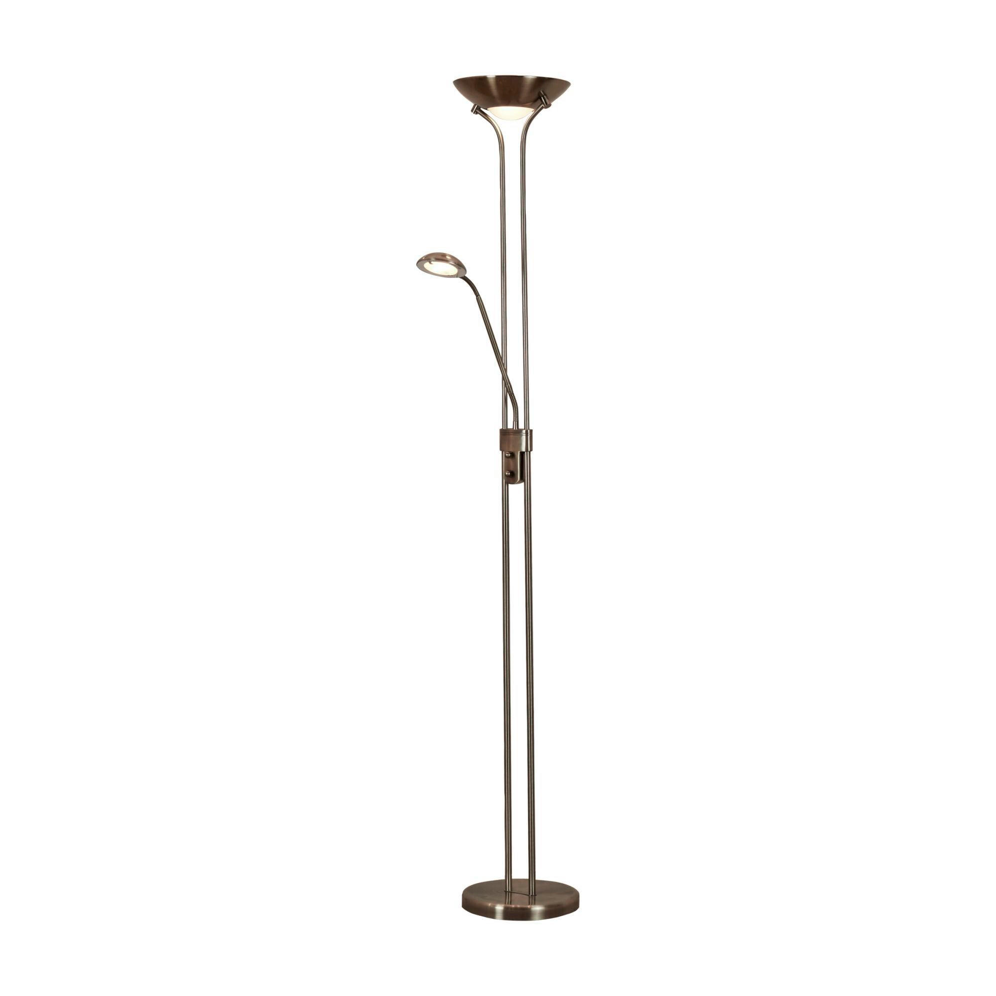 LED-GOLVLAMPA Mother & Child 25.4/180 cm    - mässingsfärgad, Basics, metall/glas (25.4/180cm)
