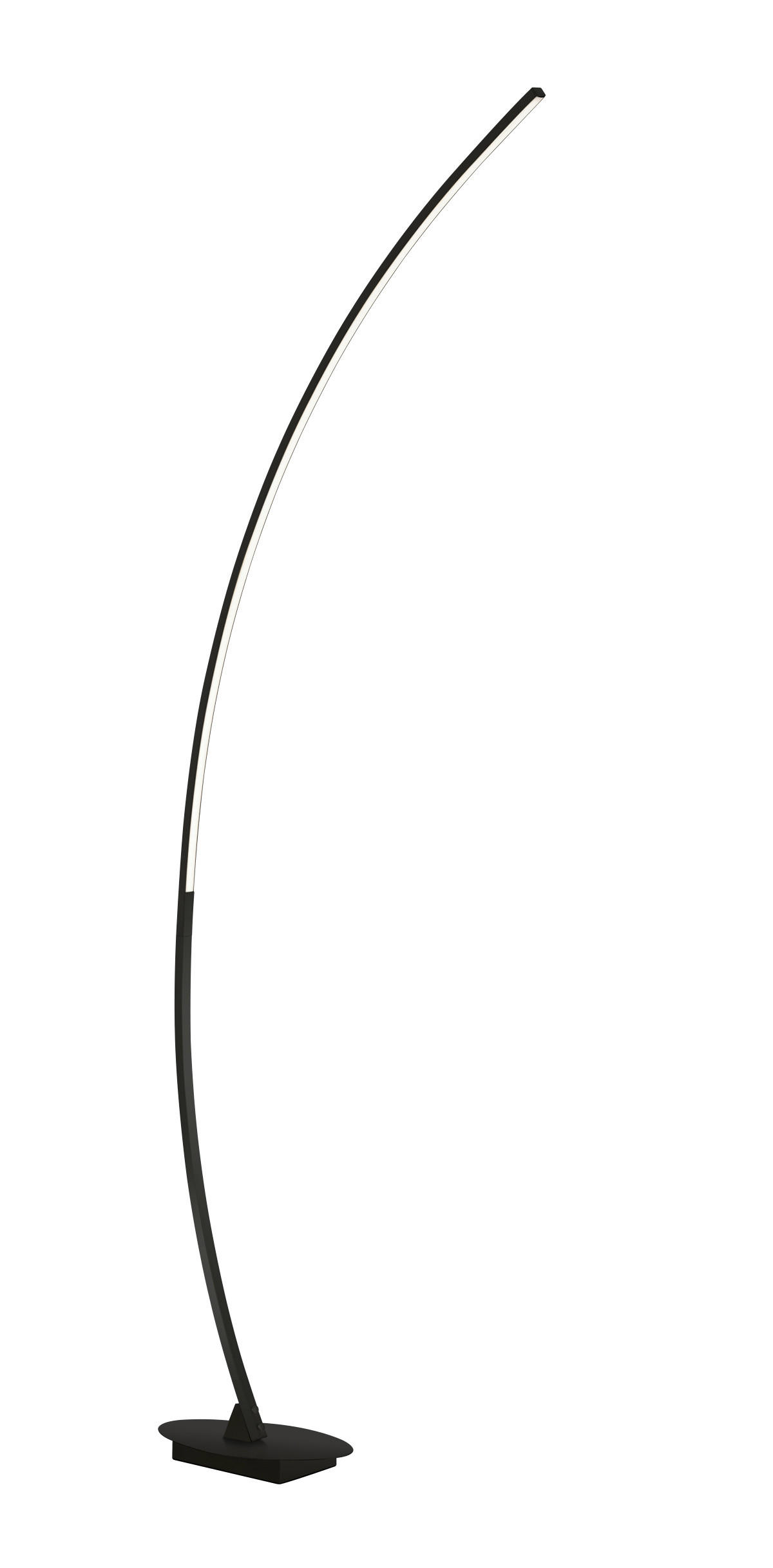 STEHLEUCHTE 35/15/158 cm    - Schwarz, Design, Metall (35/15/158cm)