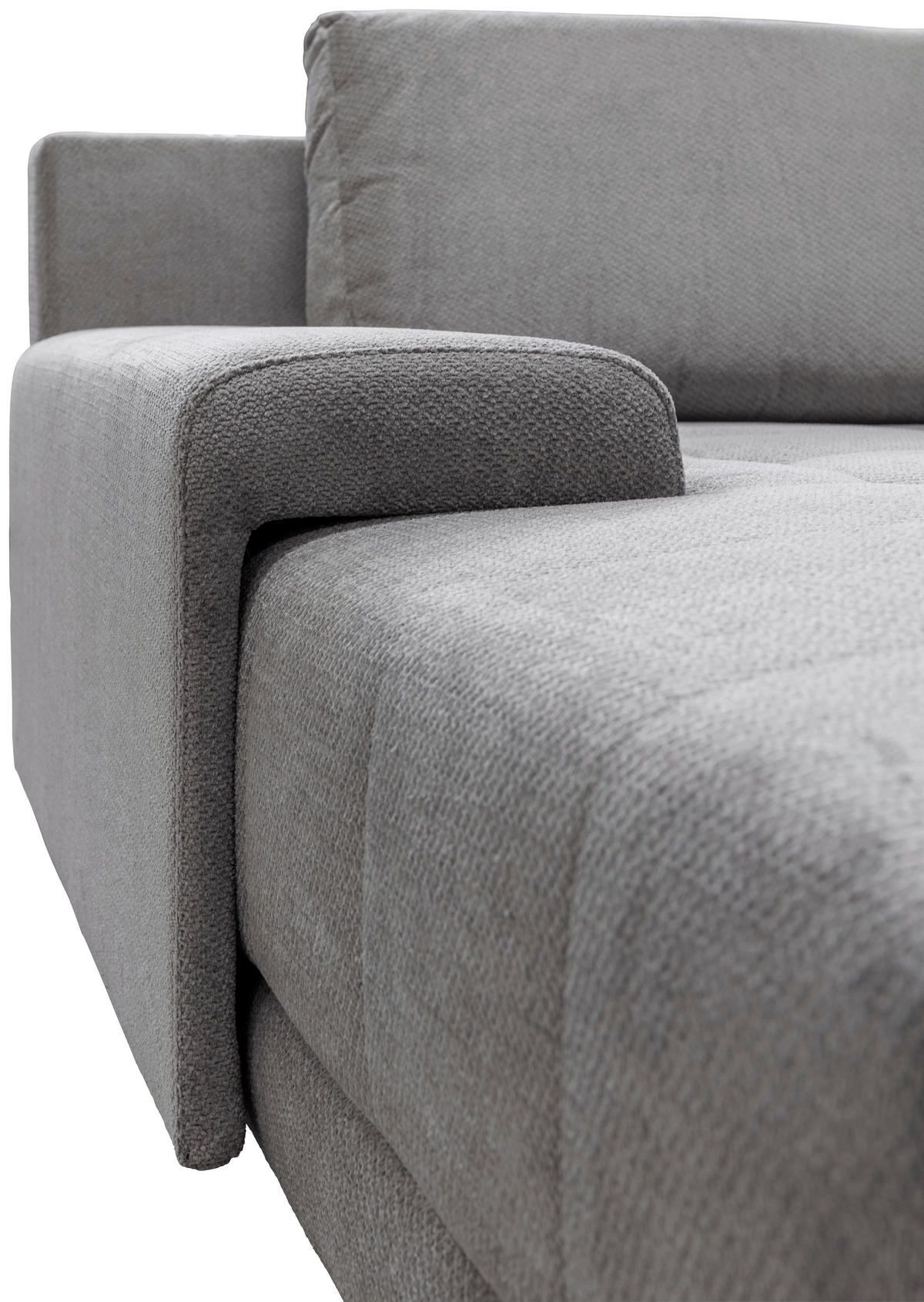 ECKSOFA Hellgrau  - Hellgrau, Trend, Textil (213/208cm) - MID.YOU