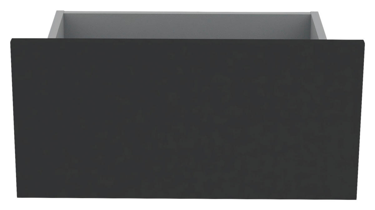 SCHUBLADE 45/22/37 cm   - Anthrazit, Konventionell, Holzwerkstoff (45/22/37cm) - Hom`in