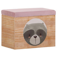 SPIELZEUGTRUHE Anouk  - Rosa, KONVENTIONELL, Holz (50/40/30cm)