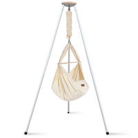 FEDERWIEGE BEIGE Buche  Beige, Weiß  - Beige/Weiß, Basics, Holz/Textil (135/194/135cm) - SCHMUSEWOLKE