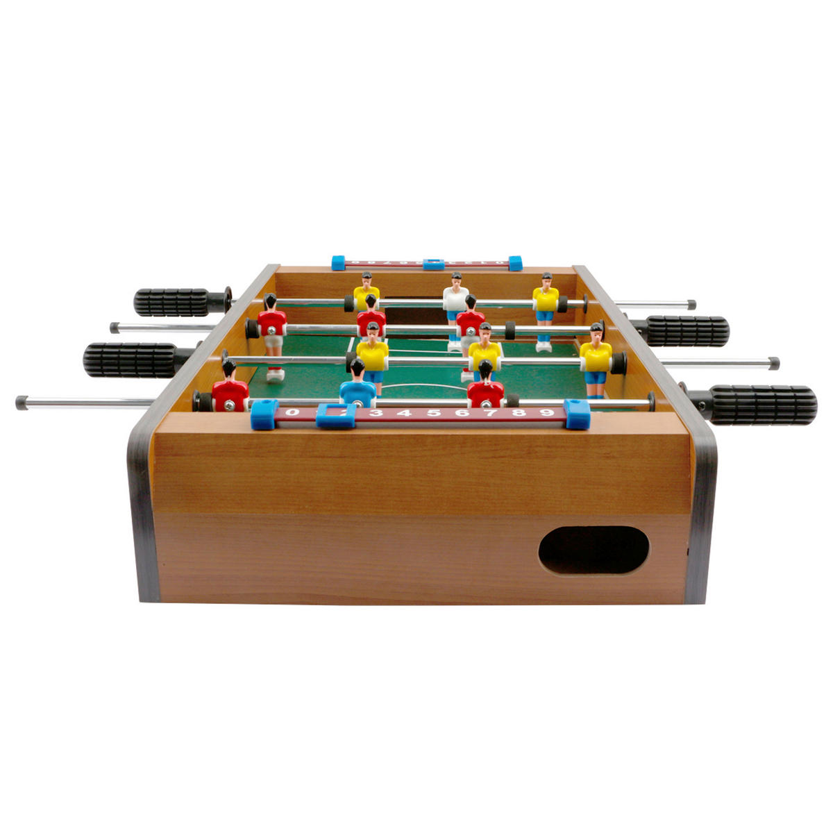 STOLNI NOGOMET   - bijela/prirodne boje, Trend, drvo/metal (51/31/9,6cm) - Ambia Home