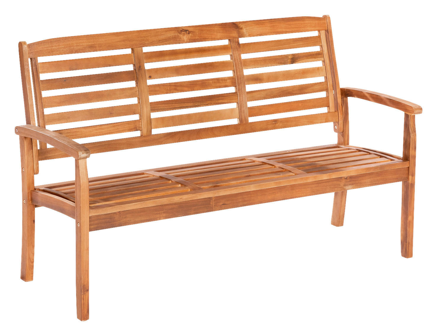 GARTENBANK 161/92/62 cm Akazie   - Akaziefarben, ROMANTIK / LANDHAUS, Holz (161/92/62cm) - Gardenson