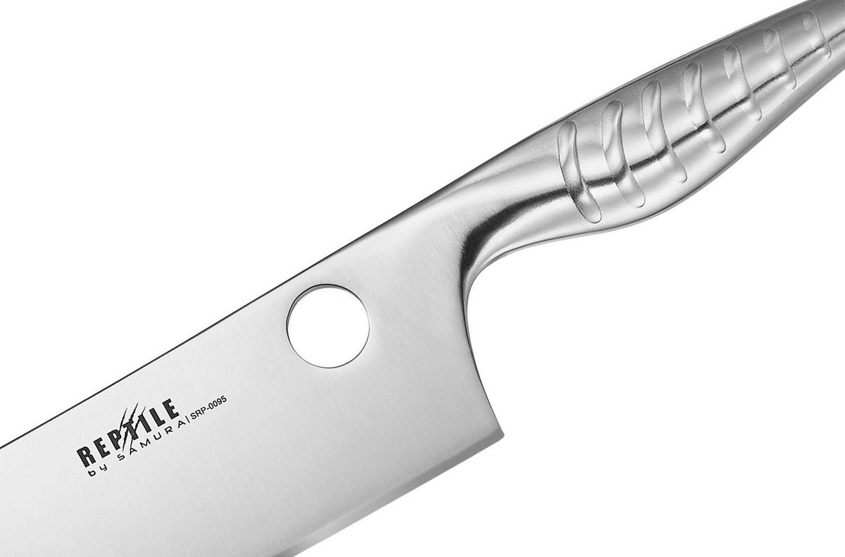 SANTOKU NOŽ  Reptile        31 cm    oplemenjeni čelik - srebrne boje, Basics, metal (31cm) - Samura