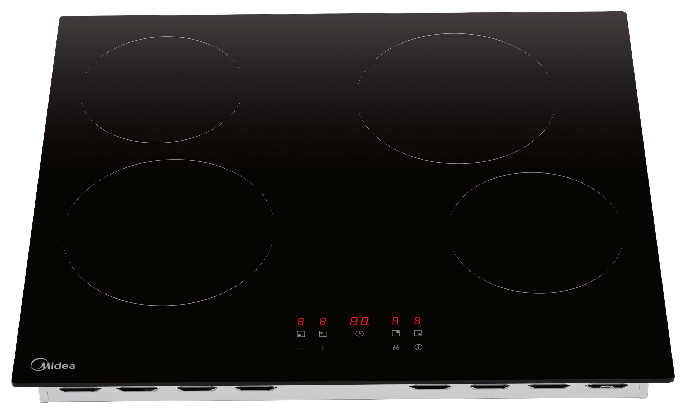 GLASKERAMIKKOCHFELD MC-6F6004R242  - Schwarz, Basics (52/51/59cm) - Midea