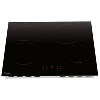 GLASKERAMIKKOCHFELD MC-6F6004R242  - Schwarz, Basics (52/51/59cm) - Midea