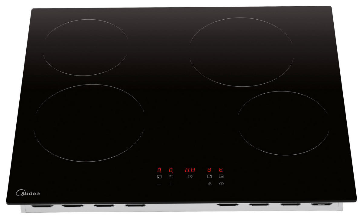 GLASKERAMIKKOCHFELD MC-6F6004R242  - Schwarz, Basics (52/51/59cm) - Midea