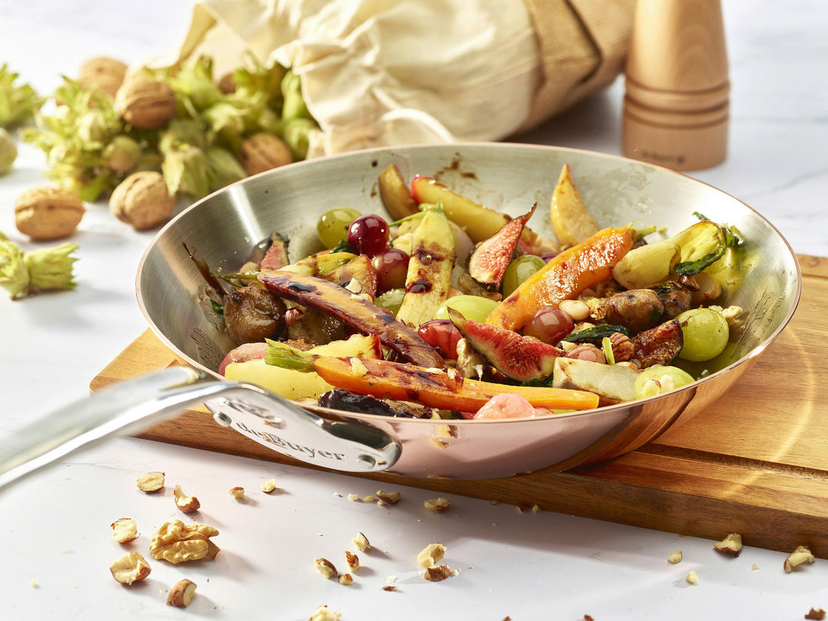 BRATPFANNE DE BUYER PRIMA MATERA 28 cm  - Kupferfarben, Basics, Metall (28cm) - De Buyer