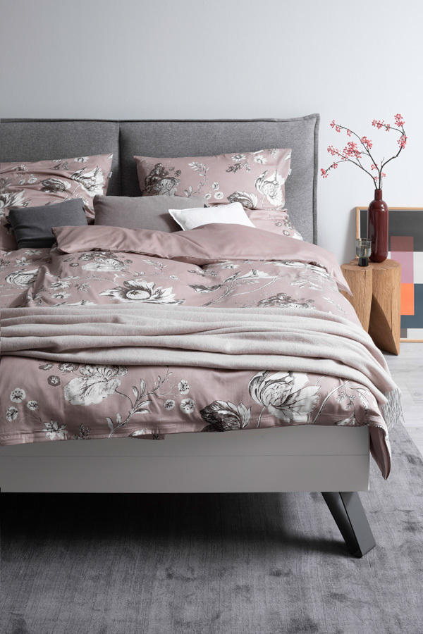 WENDEBETTWÄSCHE SW-Silent Satin 135/200 cm  - Altrosa/Rosa, Basics, Textil (135/200cm) - Schöner Wohnen