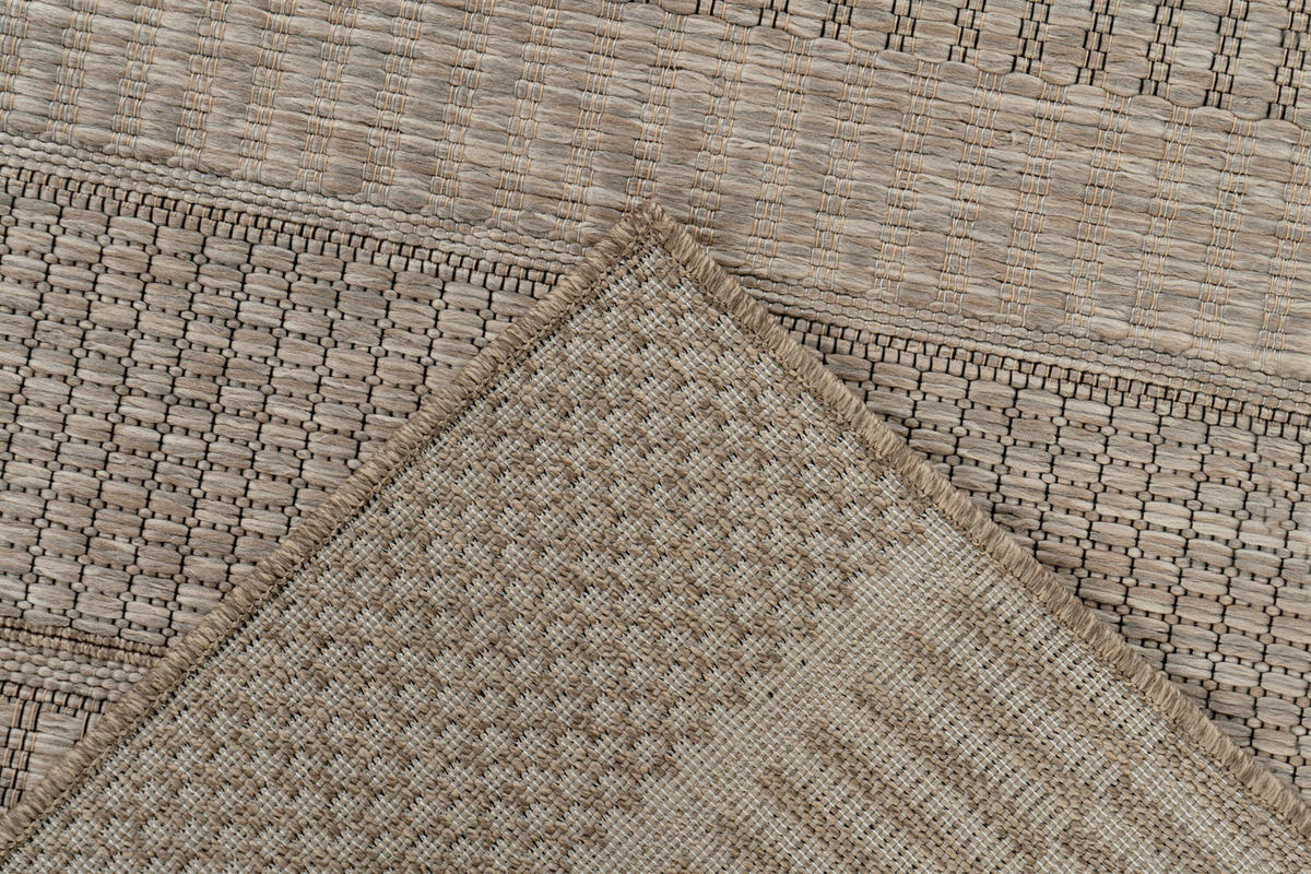 FLACHWEBETEPPICH  Wohnzimmer 120/170 cm Naturfarben rechteckig  - Naturfarben, Basics, Textil (120/170cm) - Kayoom