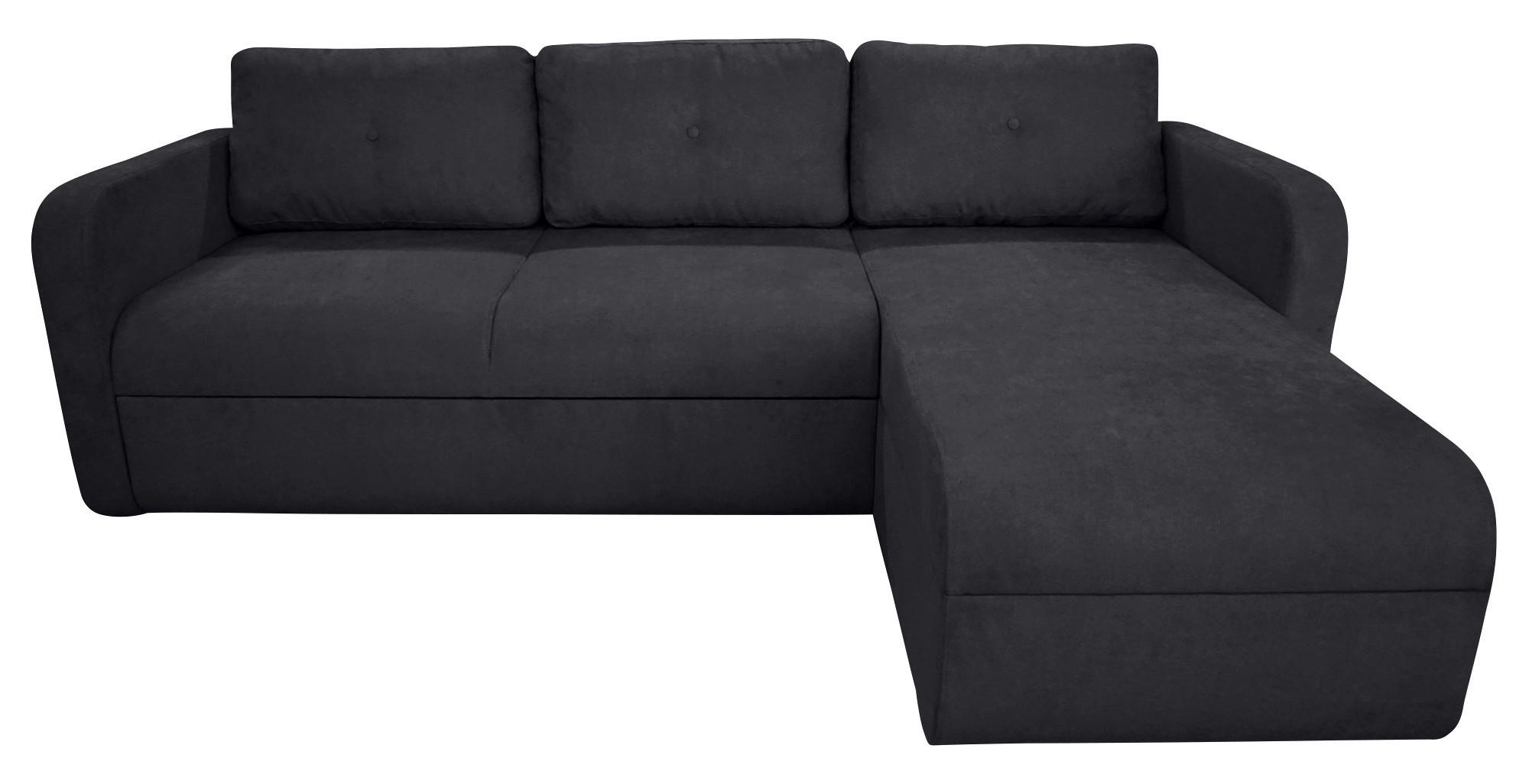 Livetastic ROHOVÁ SEDACIA SÚPRAVA, textil, tmavosivá