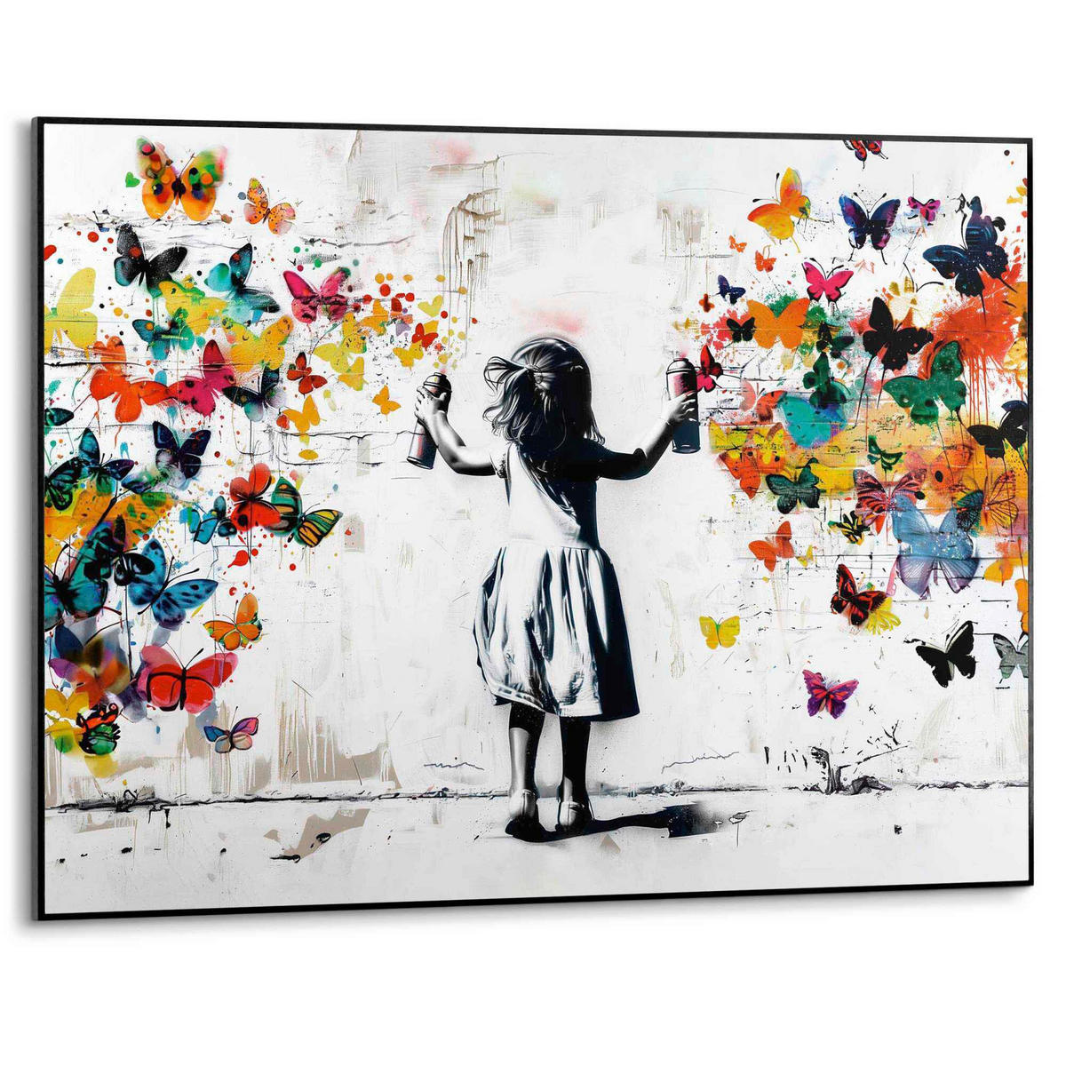 BILD 70/50 cm  - Schwarz, Trend, Holzwerkstoff (70/50cm) - Reinders!