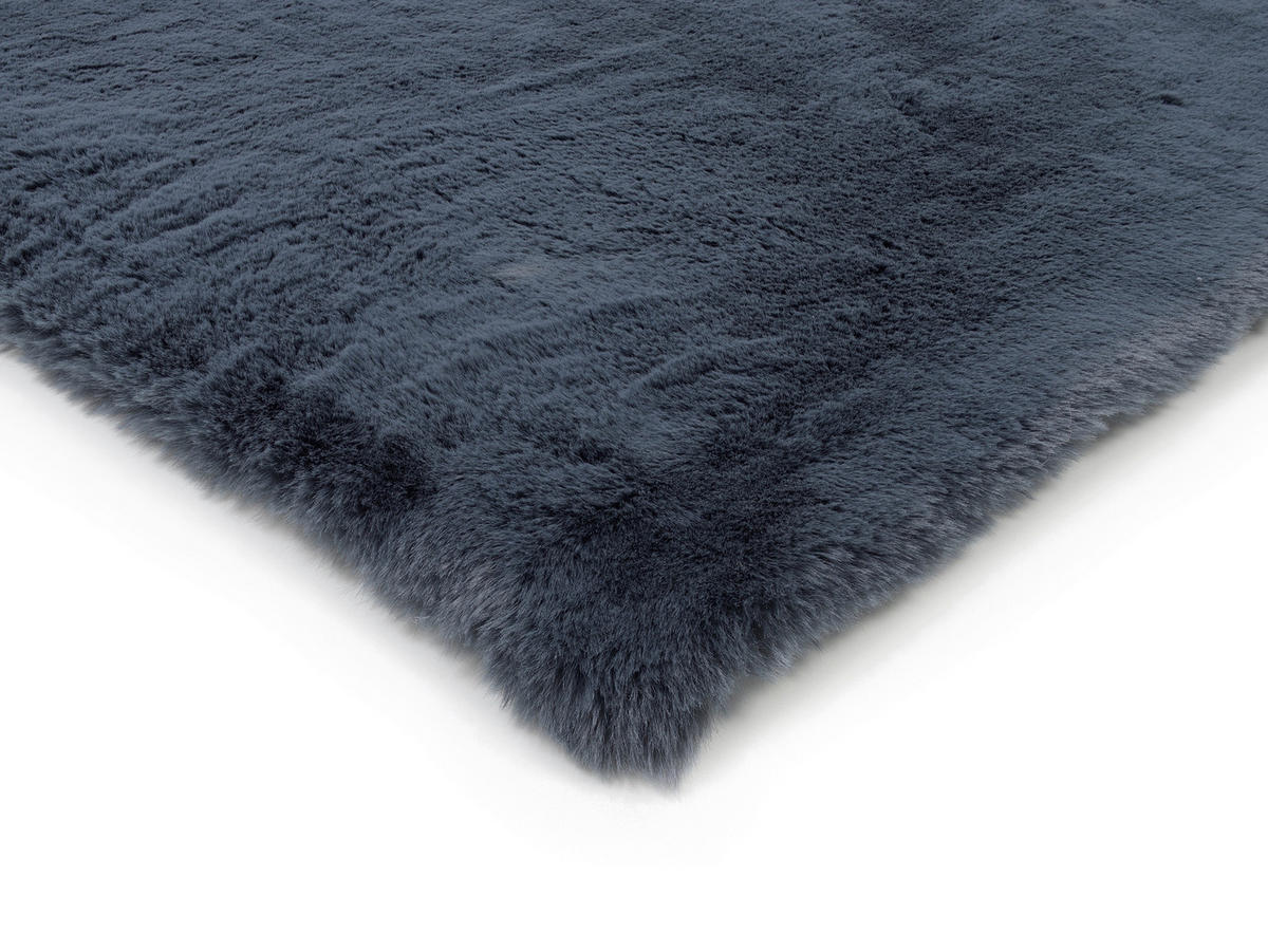 HOCHFLORTEPPICH 160/230 cm Silky Haven Dunkelgrau  - Dunkelgrau, Basics, Textil (160/230cm) - Novel