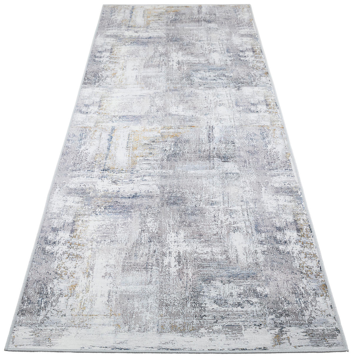 LÄUFER 80/250 cm Leo Grau  - Grau, Design, Kunststoff/Textil (80/250cm) - Novel