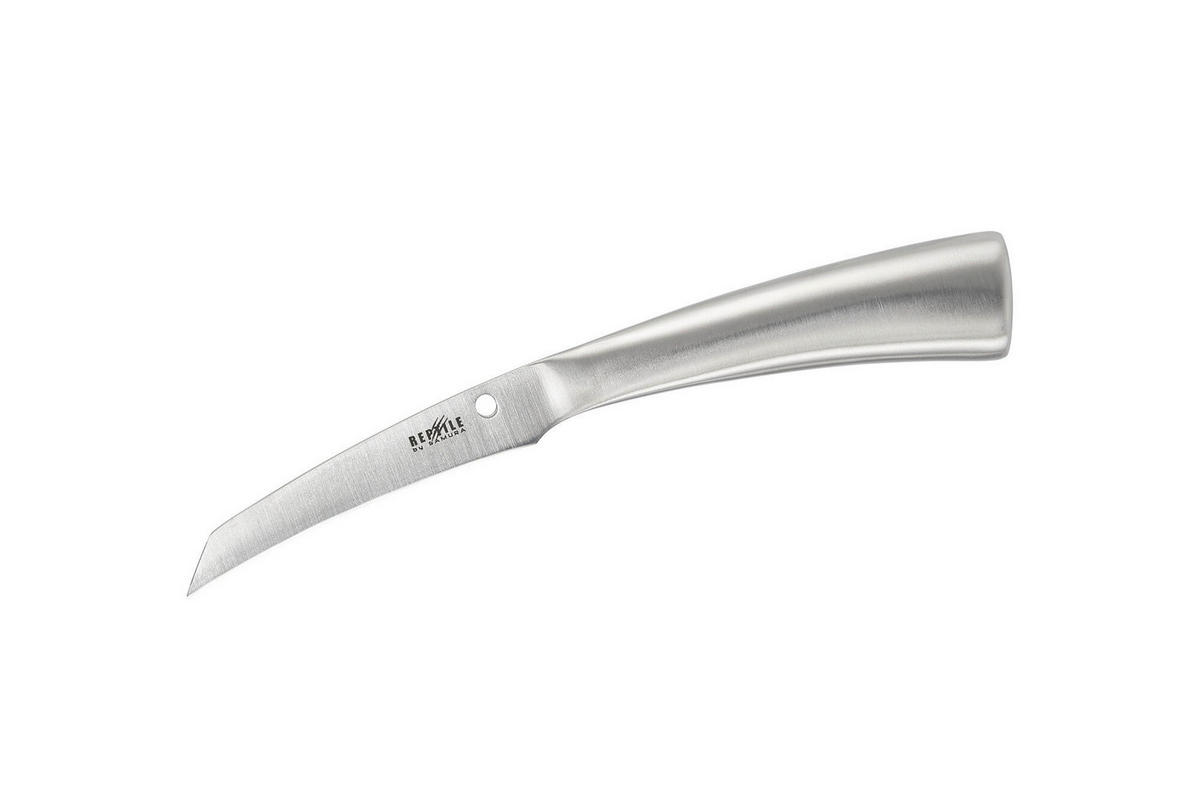 NOŽ ZA GARNIRANJE  REPTILE  - srebrne boje, Basics, metal (19cm) - Samura