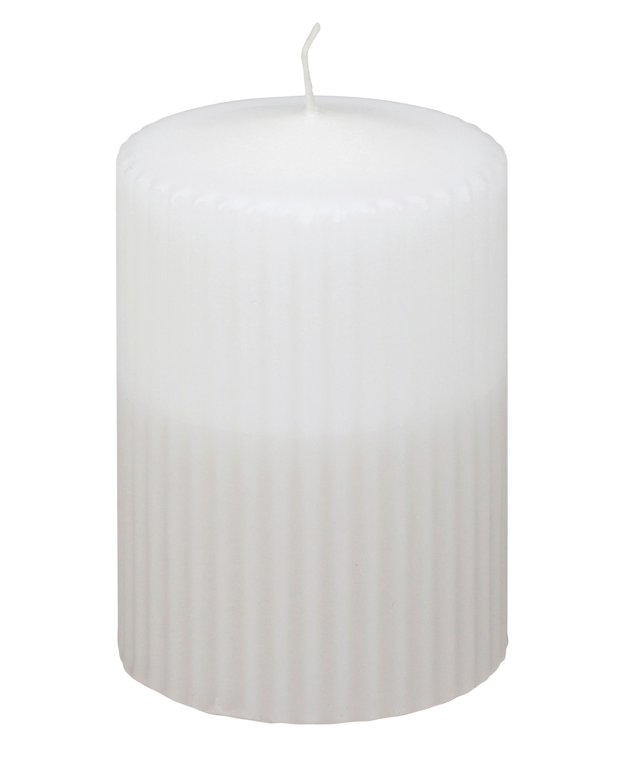 KERZE - Weiß, Basics, Paraffin (6,8/10,0cm)