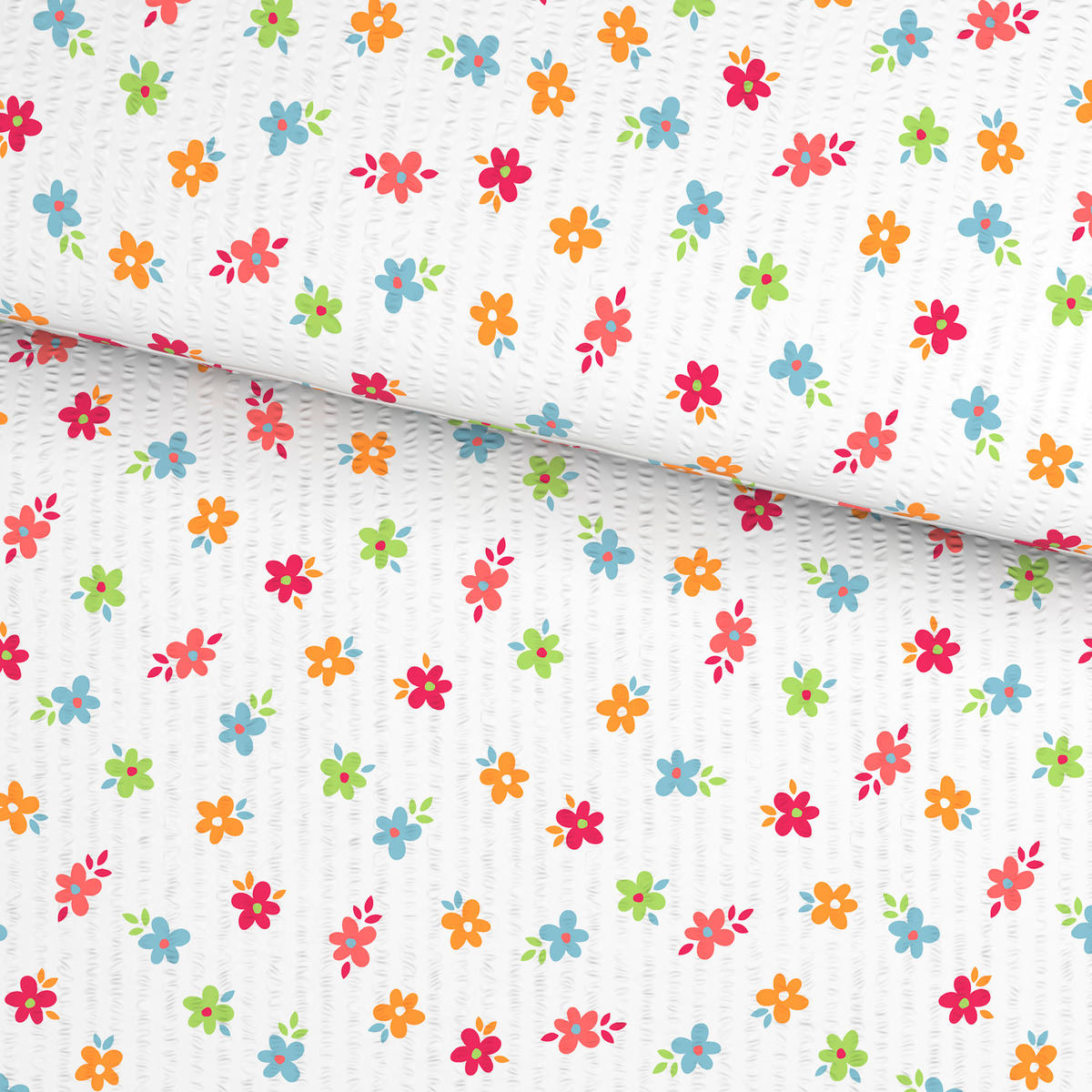 BETTWÄSCHE Mavie Seersucker 140/200 cm  - Multicolor, KONVENTIONELL, Textil (140/200cm) - Esposa