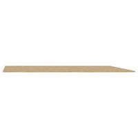 OBERPLATTE  in  - Eichefarben, KONVENTIONELL, Holzwerkstoff (183/1,6/42cm) - Hom`in