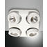 LED-DECKENLEUCHTE - Weiß, Design, Kunststoff/Metall (25/25/5,5cm)