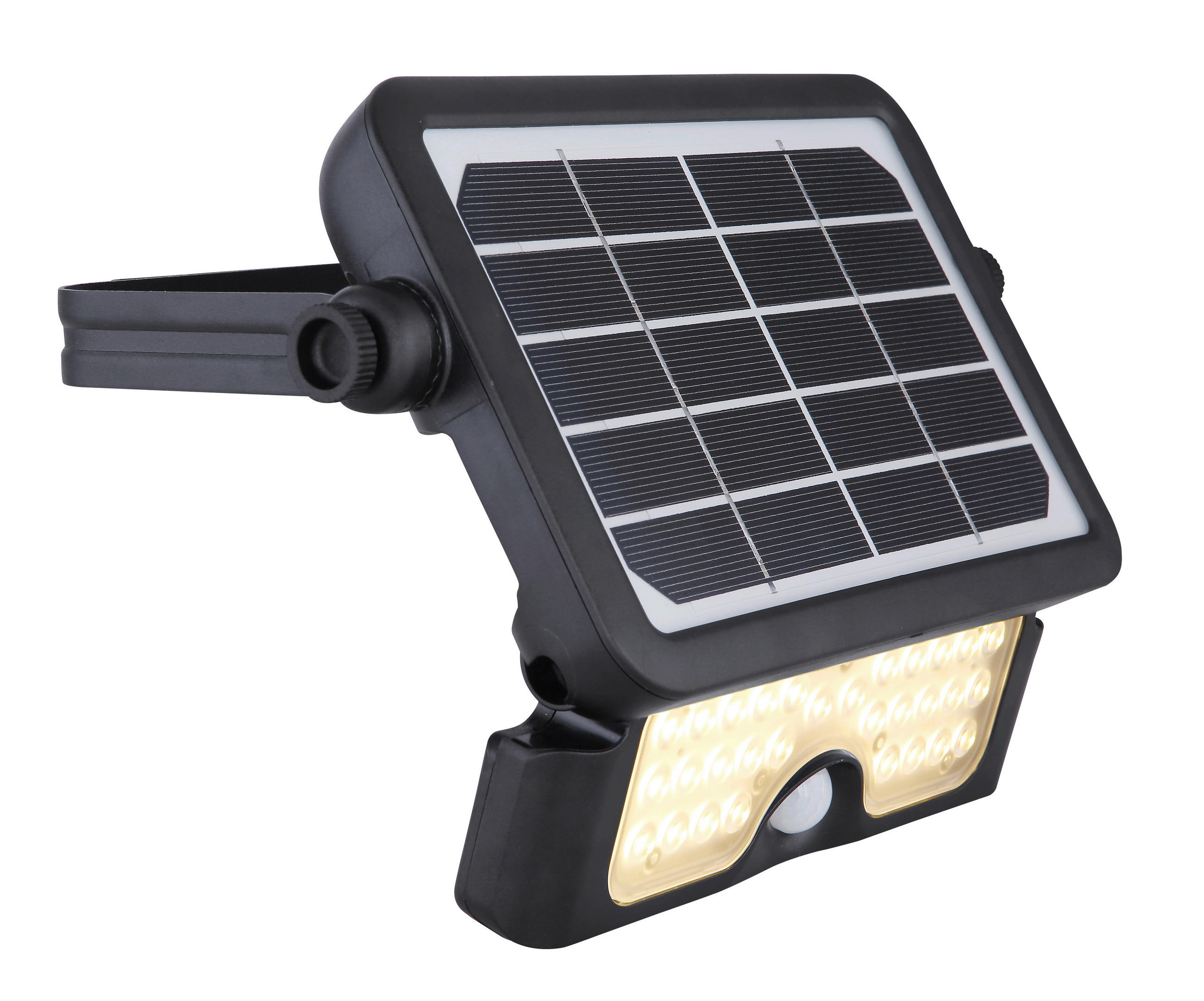 SOLARLEUCHTE - Schwarz, Basics, Kunststoff (23,2/15/3,4cm) - Globo