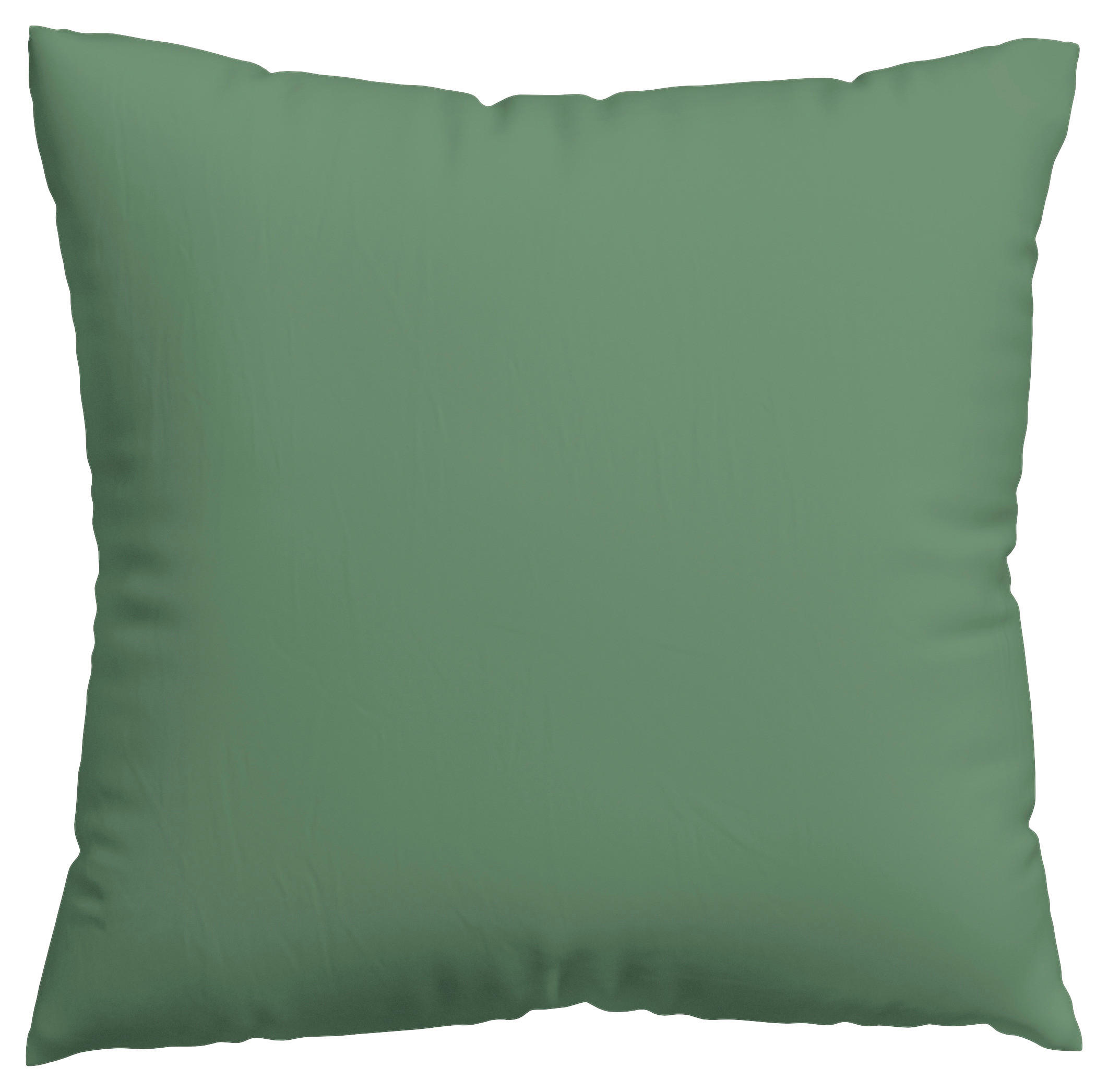KISSENHÜLLE WOVEN SATIN 40/40 cm  - Grün, Basics, Textil (40/40cm) - Schlafgut