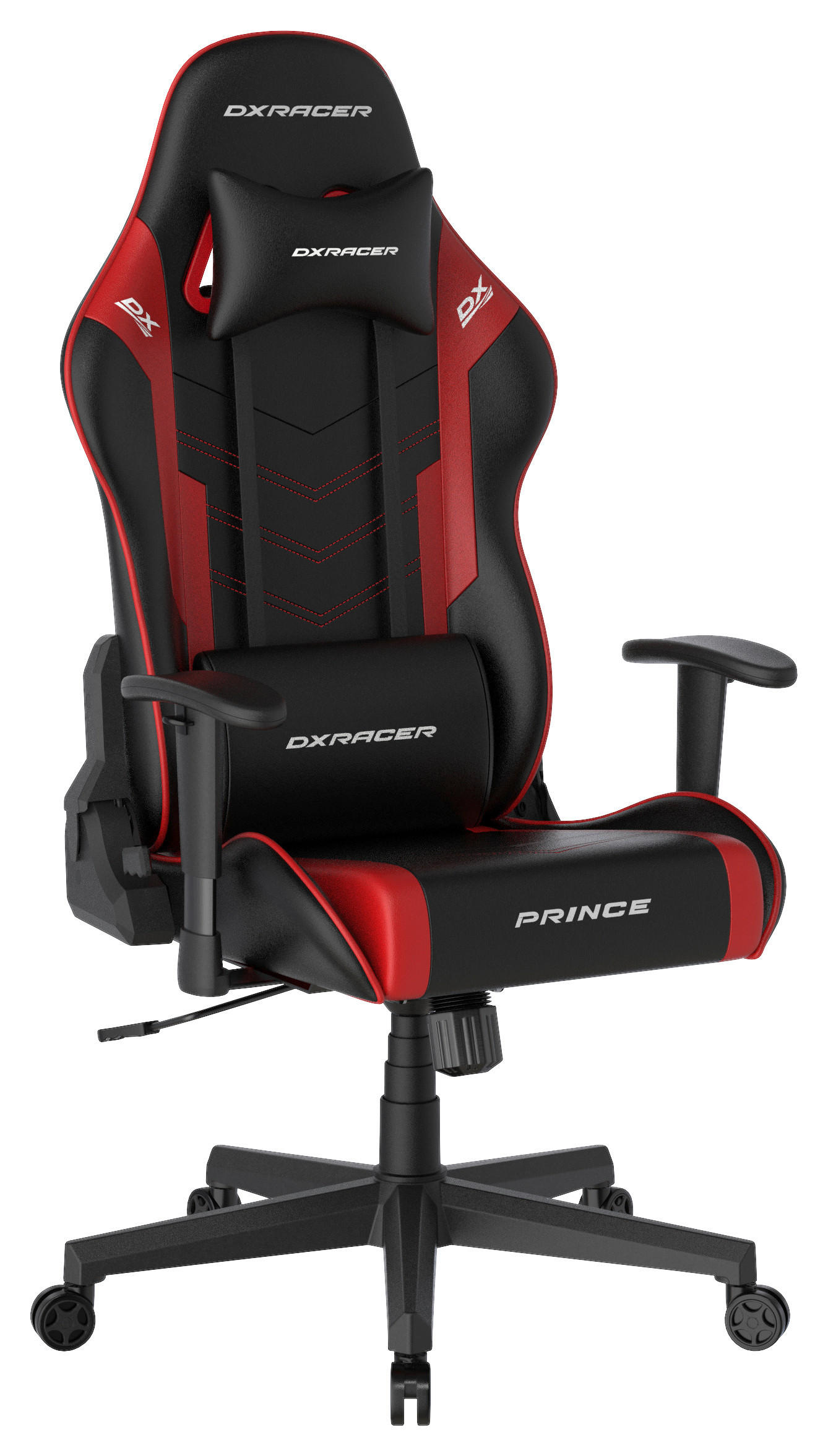 GAMINGSTUHL Rot, Schwarz Kunststoff, Textil   - Rot/Schwarz, MODERN, Kunststoff/Textil (67/126/67cm) - Dxracer