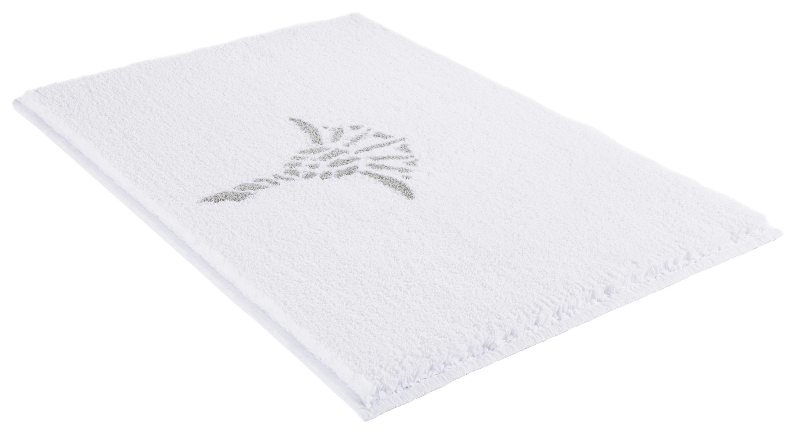 BADTEPPICH Cornflower Weiß 70/120 cm  - Weiß, Design, Kunststoff/Textil (70/120cm) - Joop!