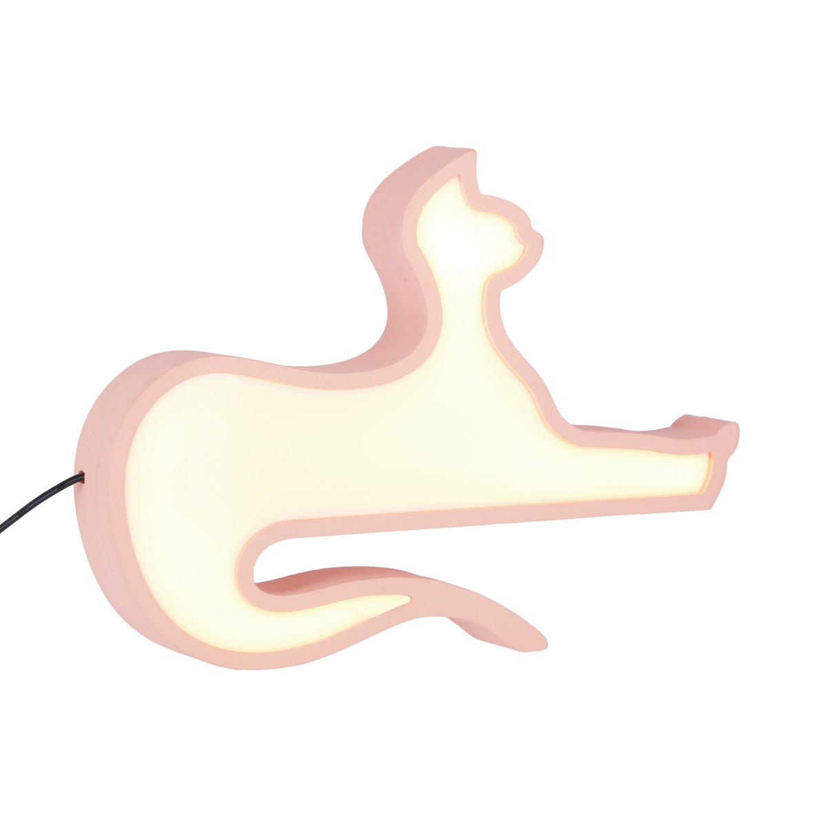 BORDSLAMPA FÖR BARN - pink, Basics, trämaterial/plast (28.5/3.5/20.5cm)