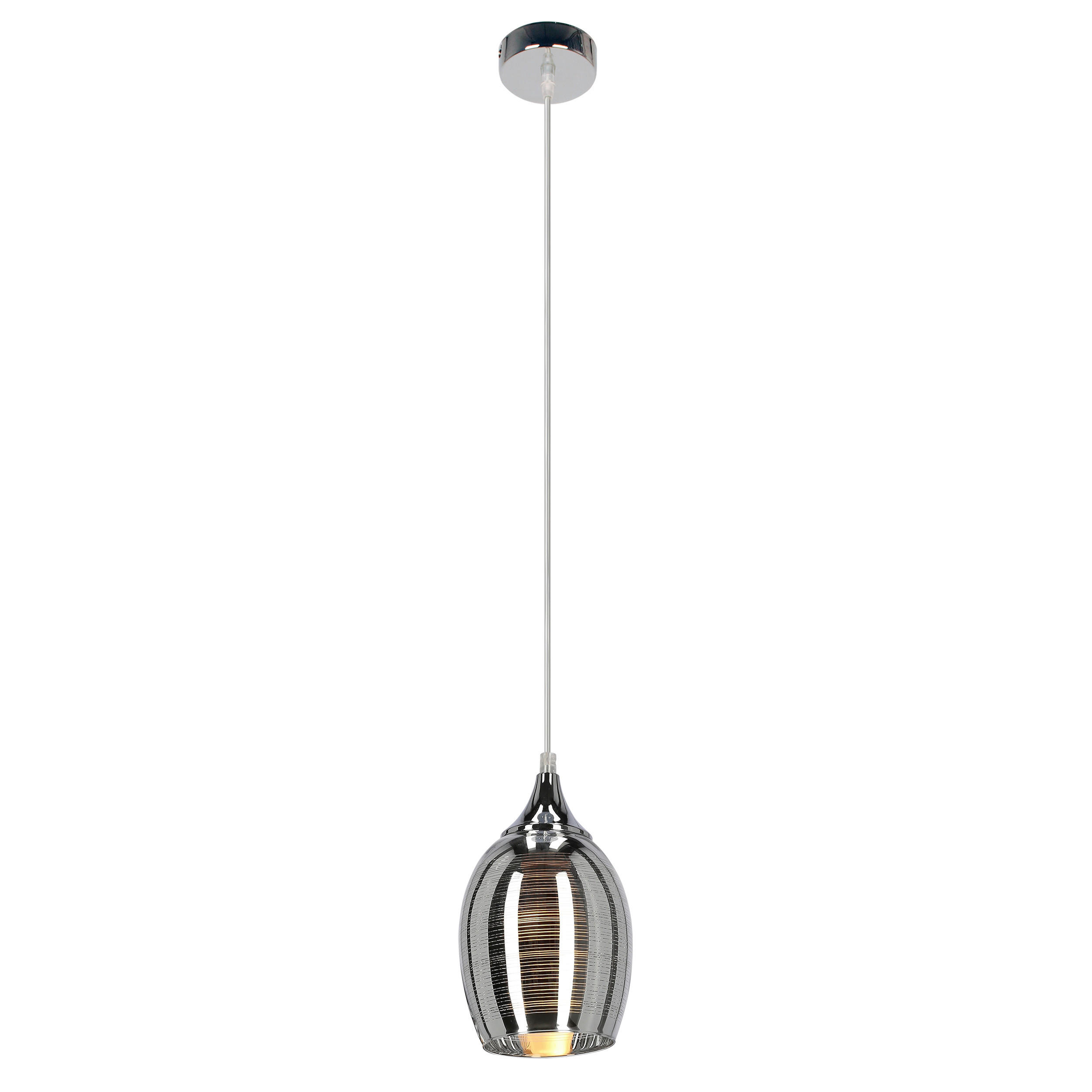 HÄNGLAMPA 14/14/125 cm  - kromfärg, Design, metall (14/14/125cm)