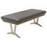 HOCKERBANK Echtleder Eiche furniert Edelstahlfarben, Eichefarben, Schlammfarben - Edelstahlfarben/Schlammfarben, Design, Leder/Holz (130/49/54cm) - Ambiente HOCKERBANK Echtleder Eiche furniert Edelstahlfarben, Eichefarben, Schlammfarben - Edelstahlfarben/Schlammfarben, Design, Leder/Holz (130/49/54cm) - Ambiente