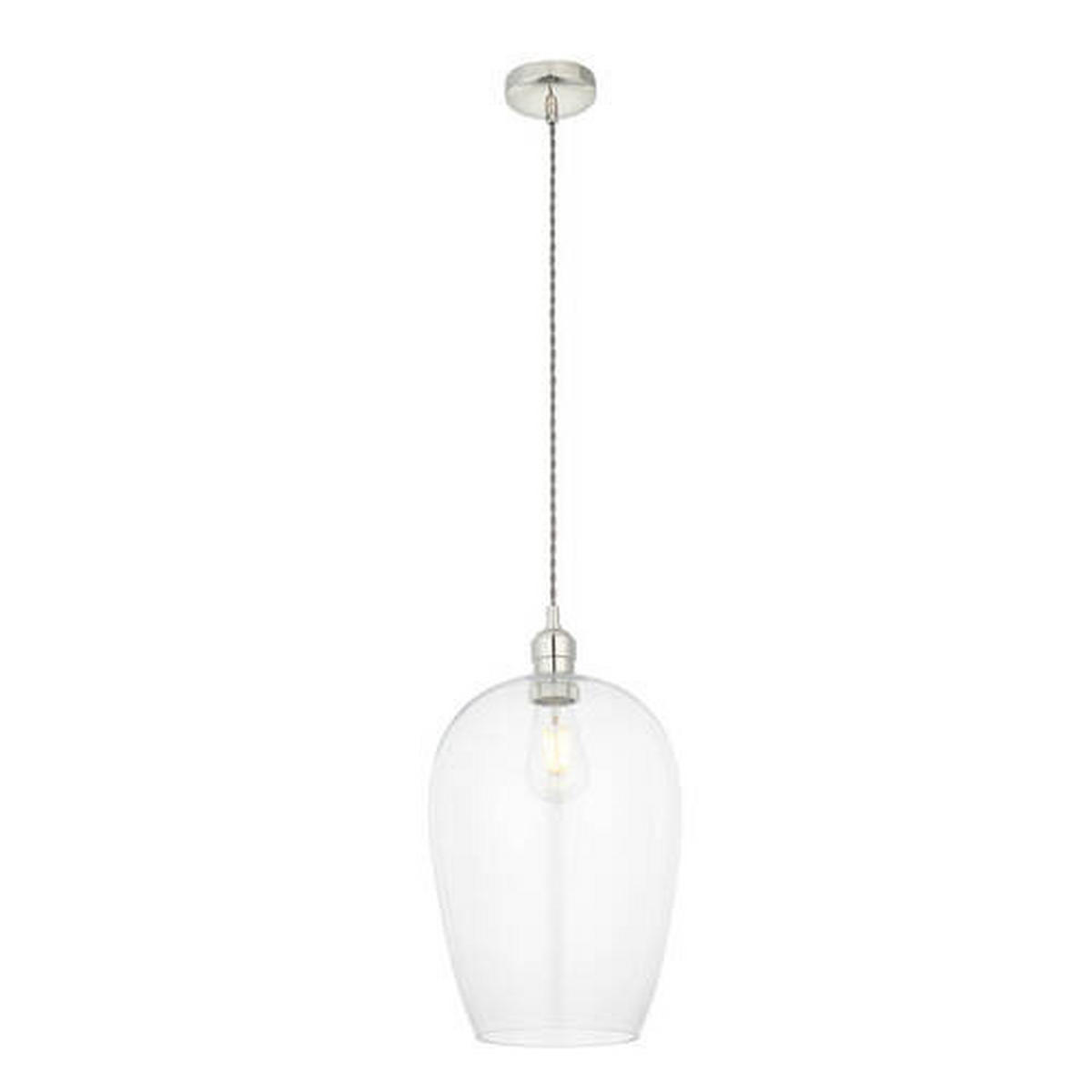 HÄNGELEUCHTE 25/167.5 cm  - Klar/Messingfarben, Basics, Glas (25/167.5cm) - ENDON