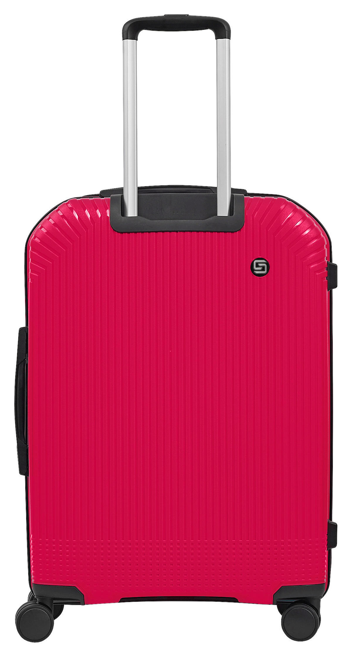 POTOVALNI KOVČEK - temno rdeča, Design, umetna masa (46,5/25/66,5cm)