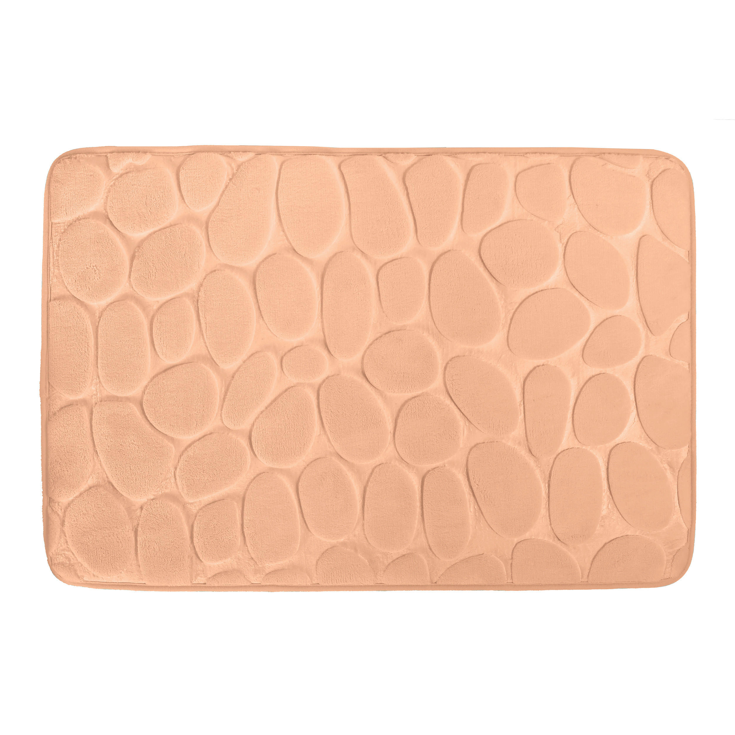 BADEMATTE Orange 50/80 cm  - Orange, Basics, Textil (50/80cm) - MSV