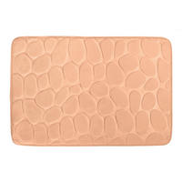 BADEMATTE Orange 50/80 cm  - Orange, Basics, Textil (50/80cm) - MSV
