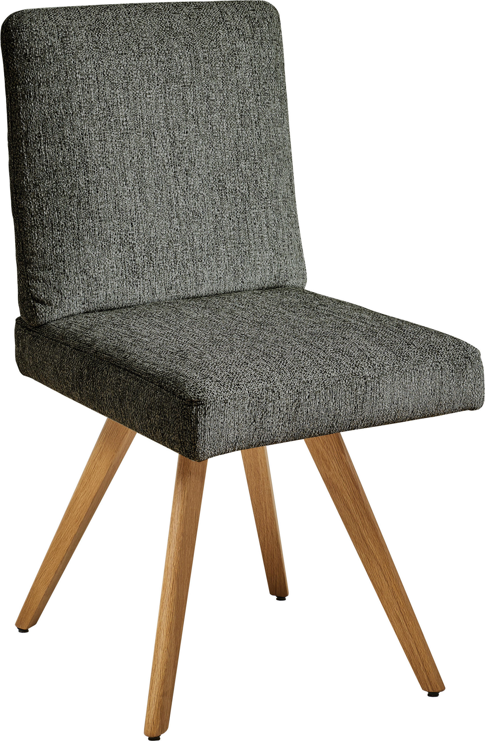 STUHL  in Flachgewebe Holz, Textil  - Eichefarben/Beige, Design, Holz/Textil (46/94/58cm) - Dieter Knoll