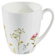 KAFFEEBECHER Wildflower  375 ml   - Multicolor/Weiß, Basics, Keramik (8,5/10cm) - Novel