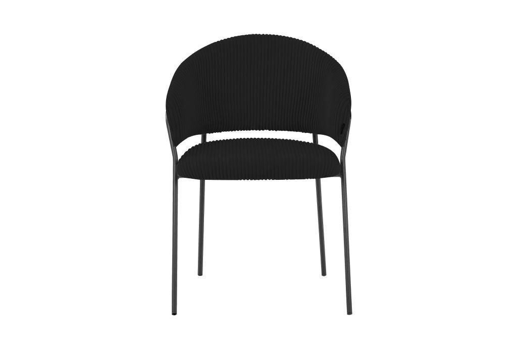 STOLICA  crna  metal, tekstil      - crna, metal/tekstil (57/80/55cm) - Hom`in