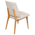 STUHL  Stoffauswahl Webstoff  Eichefarben, Beige  - Eichefarben/Beige, MODERN, Holz/Textil (48/89,5/60cm) - Carryhome