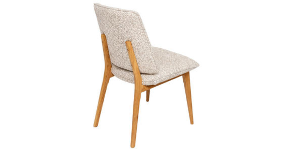 STUHL  Stoffauswahl Webstoff  Eichefarben, Beige  - Eichefarben/Beige, MODERN, Holz/Textil (48/89,5/60cm) - Carryhome