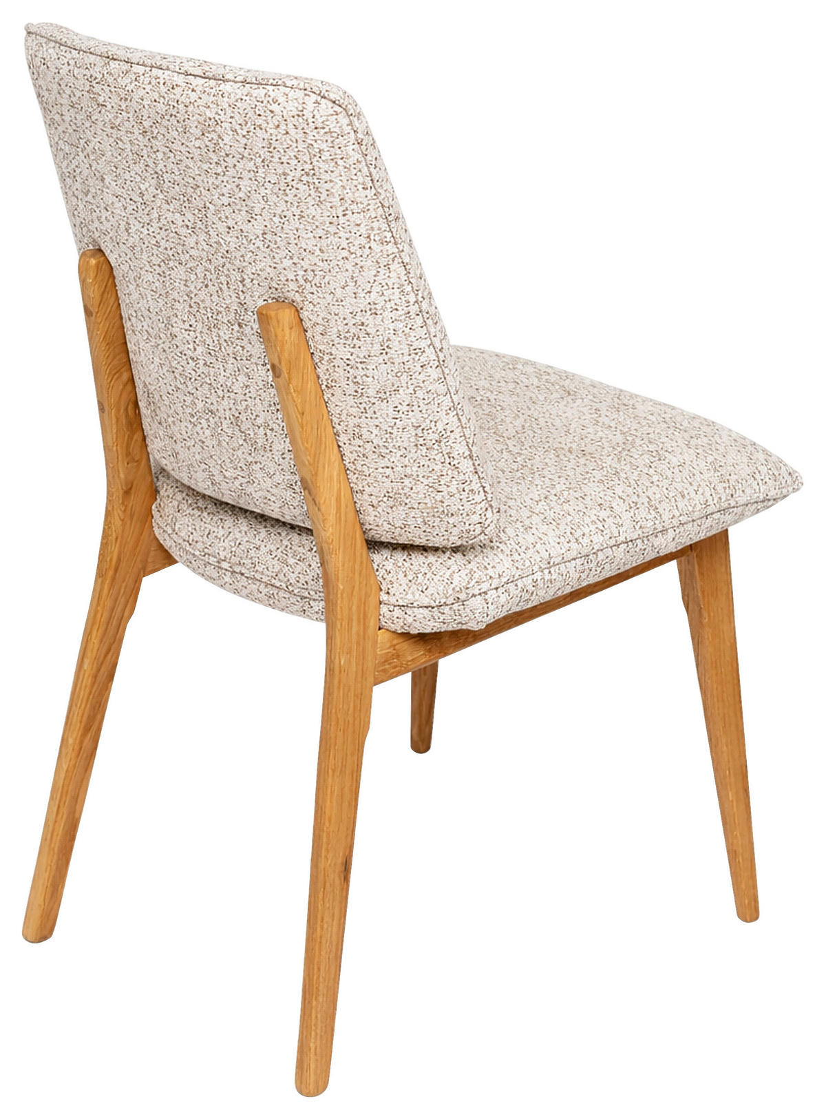 STUHL  Stoffauswahl Webstoff  - Eichefarben/Beige, MODERN, Holz/Textil (48/89,5/60cm) - Carryhome