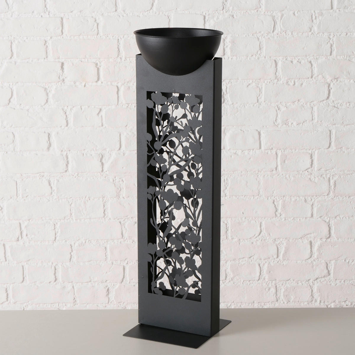 DEKOSÄULE - Schwarz, Trend, Metall (18,8/18/65cm)