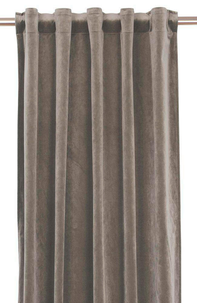 FERTIGVORHANG black-out (lichtundurchlässig) 135/320 cm 2 Stück - Schlammfarben, Basics, Textil (135/320cm) - Svanefors