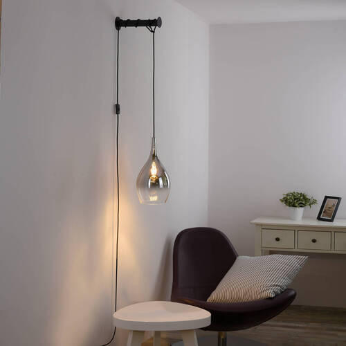 WANDLEUCHTE 33/20/100 cm   - Design, Glas/Kunststoff (33/20/100cm)
