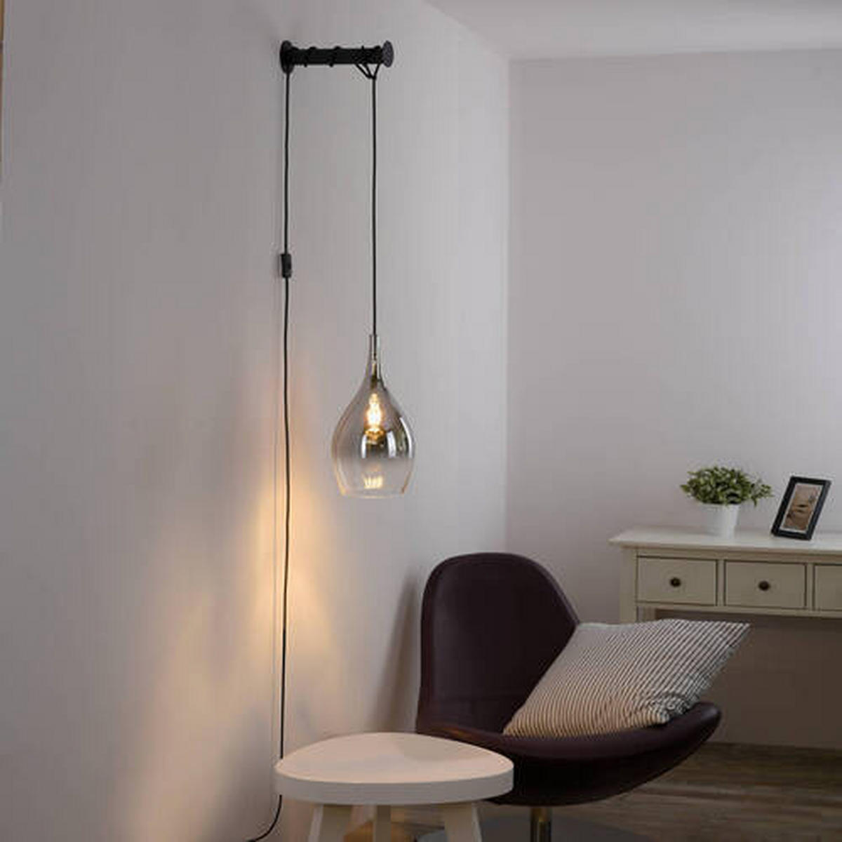 WANDLEUCHTE 33/20/100 cm   - Design, Glas/Kunststoff (33/20/100cm)