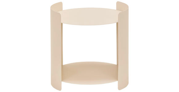 BEISTELLTISCH 40/40/40 cm Kaschmir rund  - Kaschmir, Design, Metall (40/40/40cm) - Xora