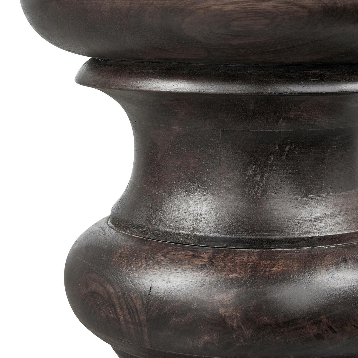 BEISTELLTISCH 30/30/42 cm Jonah Mangoholz Dunkelbraun rund  - Dunkelbraun, Design, Holz (30/30/42cm) - Livetastic