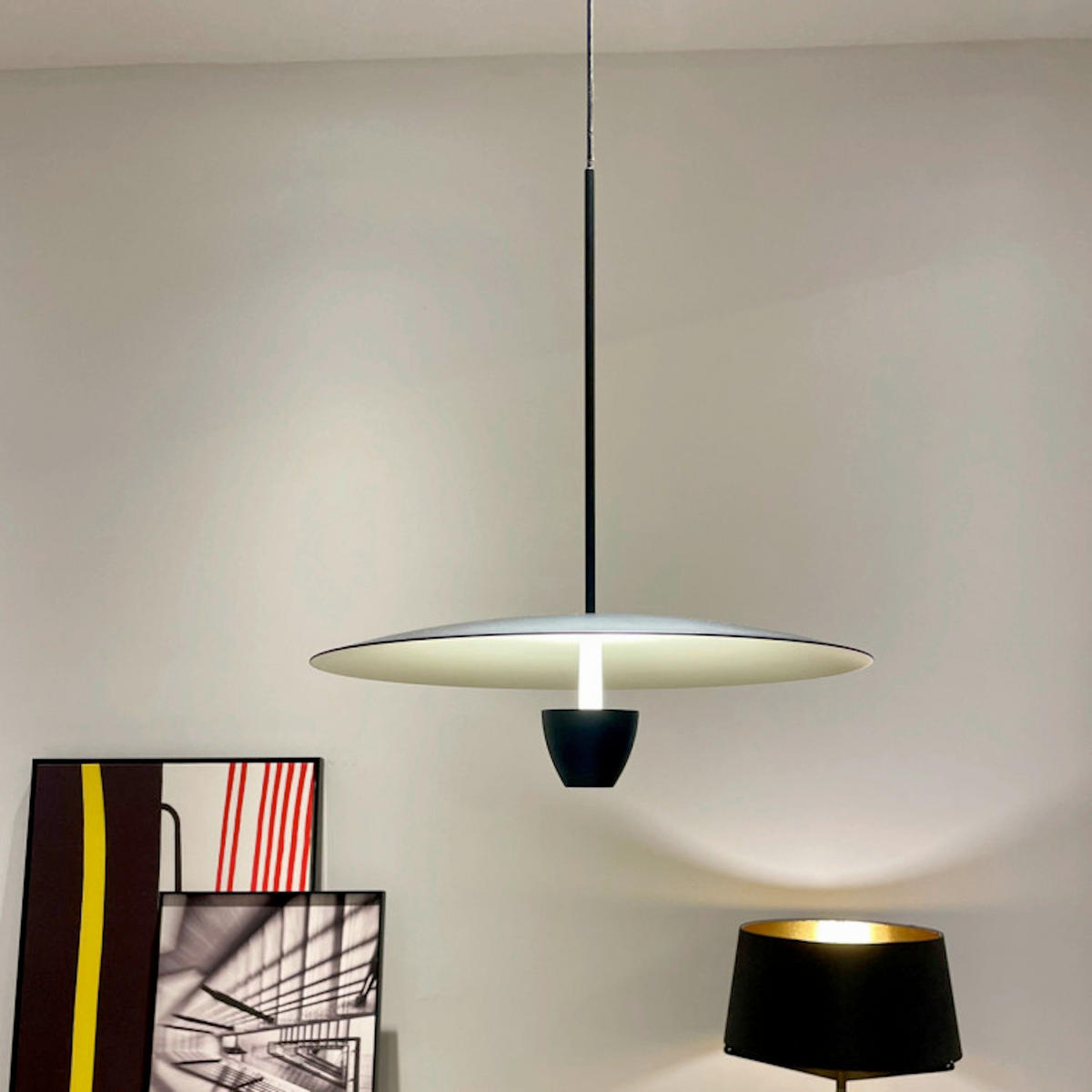 ZÁVESNÉ SVIETIDLO, 39/120 cm  - čierna, Design, kov (39/120cm)