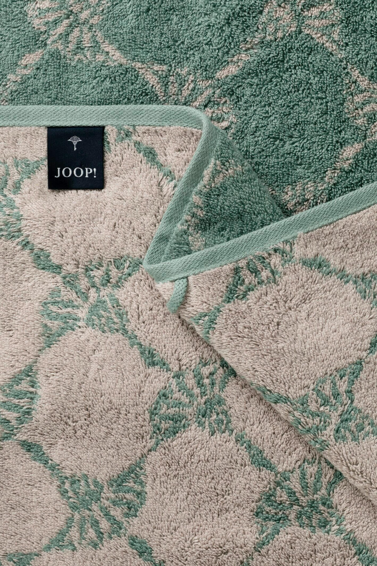 HANDTUCHSET JOOP! CLASSIC Olivgrün 2-teilig  - Olivgrün, Basics, Textil (100/50cm) - Joop! Living